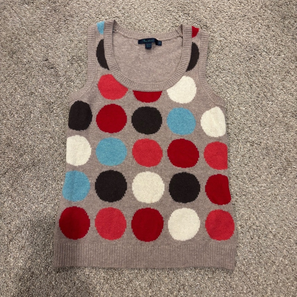 Boden sweater vest - size 10 but fits like a 4 or 6